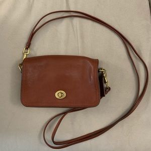Coach Vintage Leather Brown Cross-body